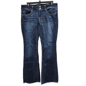 American Eagle Outfitters Jeans Women's Size 10 Blue Stretch Flare Artist